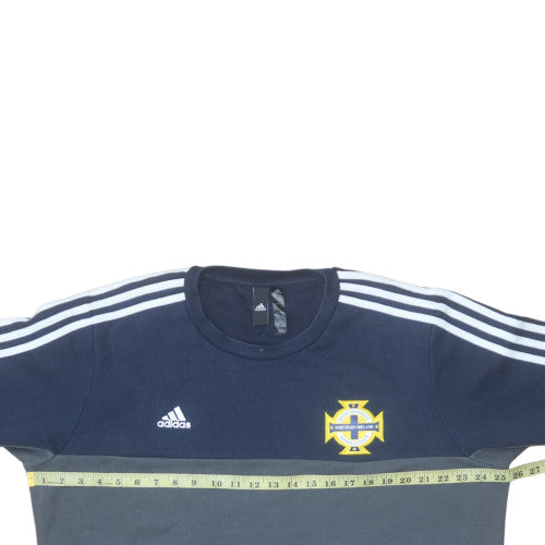 Adidas Men’s Blue L Pullover Sweatshirt Northern Ireland Logo