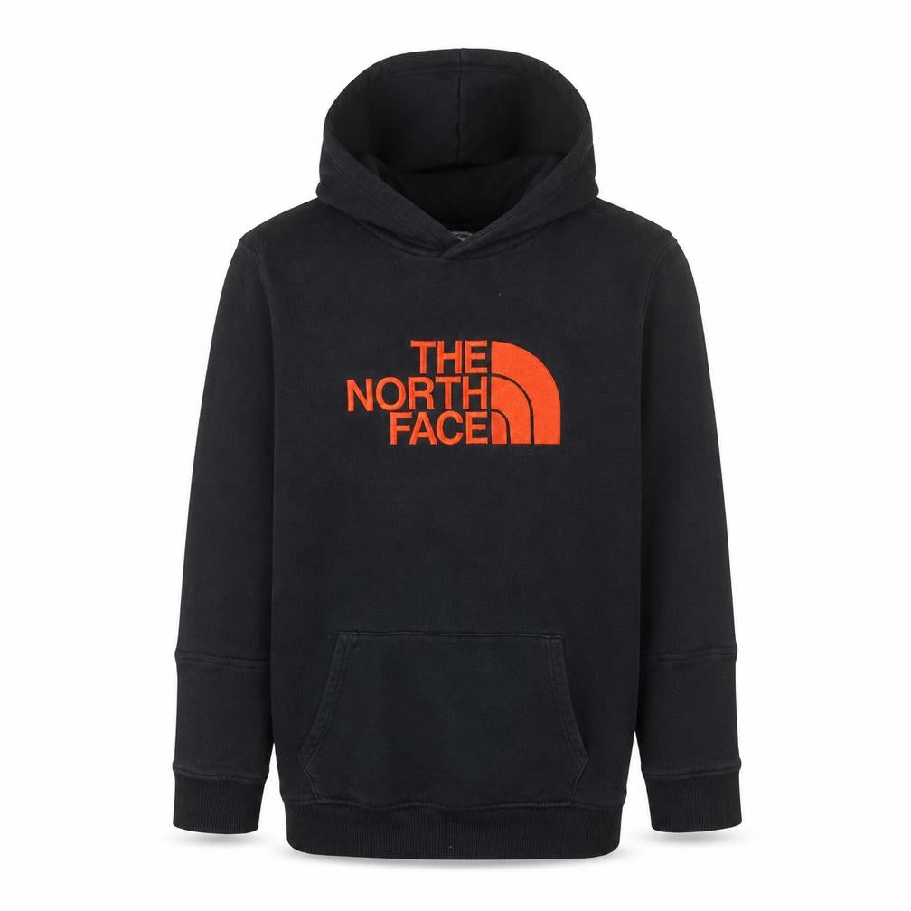 The North Face Boys Black XL Pullover Hoodie with Red Logo