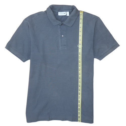 Lacoste Men's Blue Classic Fit Short Sleeve Polo Shirt Size L