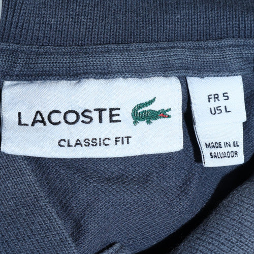 Lacoste Men's Blue Classic Fit Short Sleeve Polo Shirt Size L