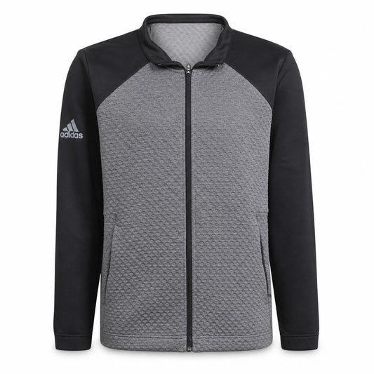 Adidas Men's Grey Full Zip Sports Sweatshirt Size L