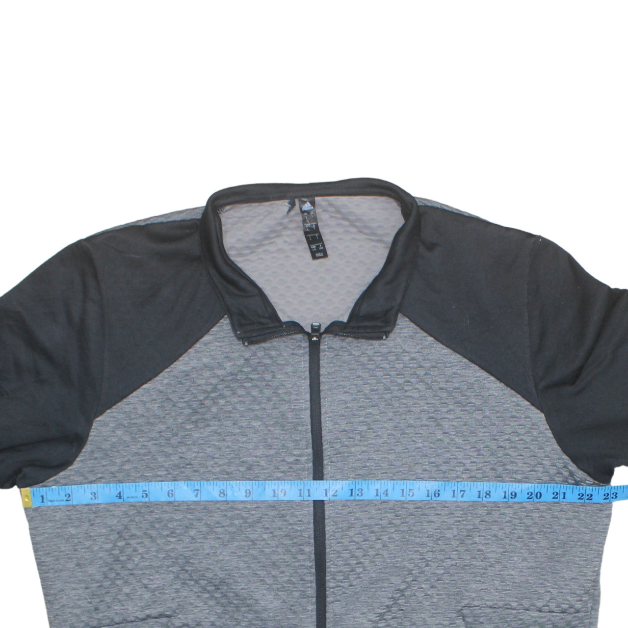 Adidas Men's Grey Full Zip Sports Sweatshirt Size L