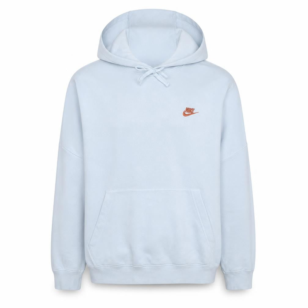 Nike Men's White Pullover Hoodie L Fleece Sportswear