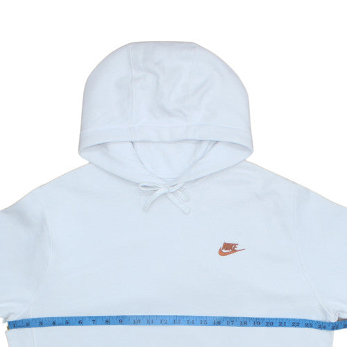 Nike Men's White Pullover Hoodie L Fleece Sportswear