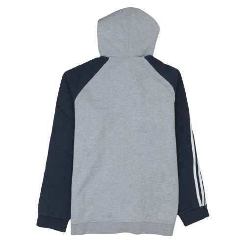 Adidas Mens Grey Full Zip Hoodie L Classic Sportswear