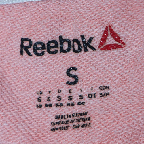 Reebok Women's Pink Crew Neck Pullover Sweatshirt Size S