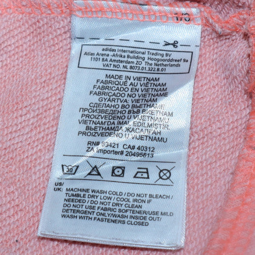 Reebok Women's Pink Crew Neck Pullover Sweatshirt Size S