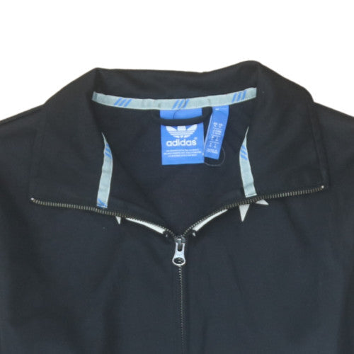 Adidas Womens Black Track Jacket Size M Full Zip Sportswear