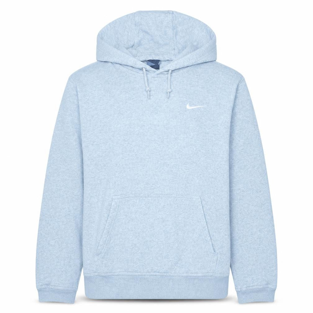 Nike Men's Grey Pullover Fleece Hoodie Medium Regular Fit