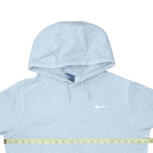 Nike Men's Grey Pullover Fleece Hoodie Medium Regular Fit