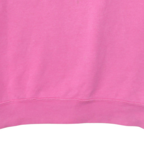 Nike Womens Pink Crew Neck Pullover Sweatshirt Medium Cotton Blend