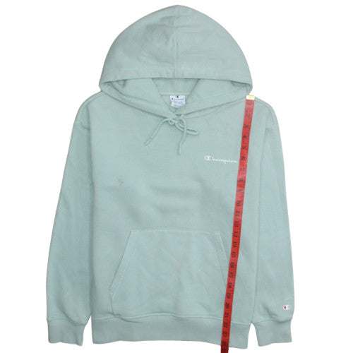 Champion Women’s Green Pullover Hoodie Medium Cotton Blend