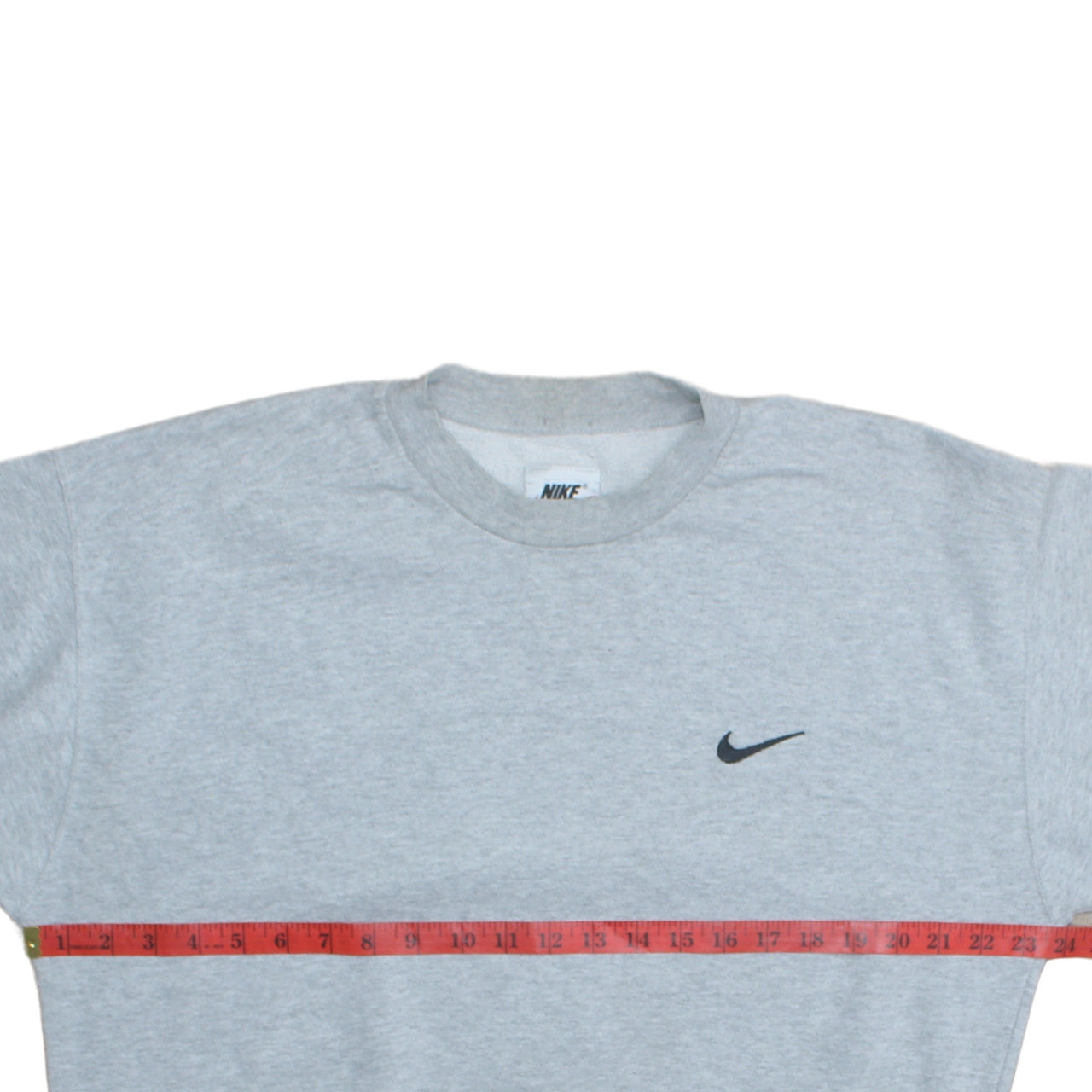 Nike Men Grey Pullover Crew Neck Sweatshirt M Regular Fit