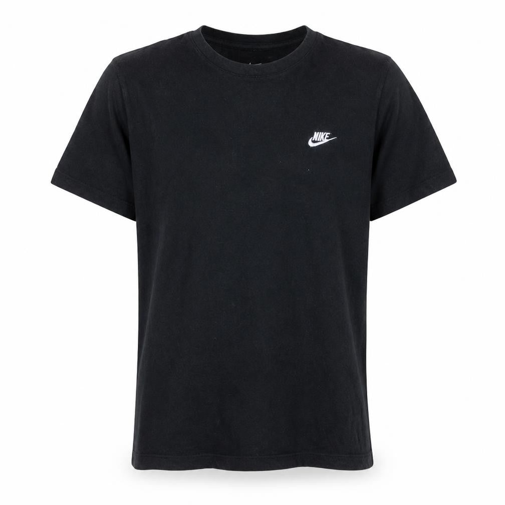 Nike Men's Black Cotton Crew Neck Sports T-Shirt Size L