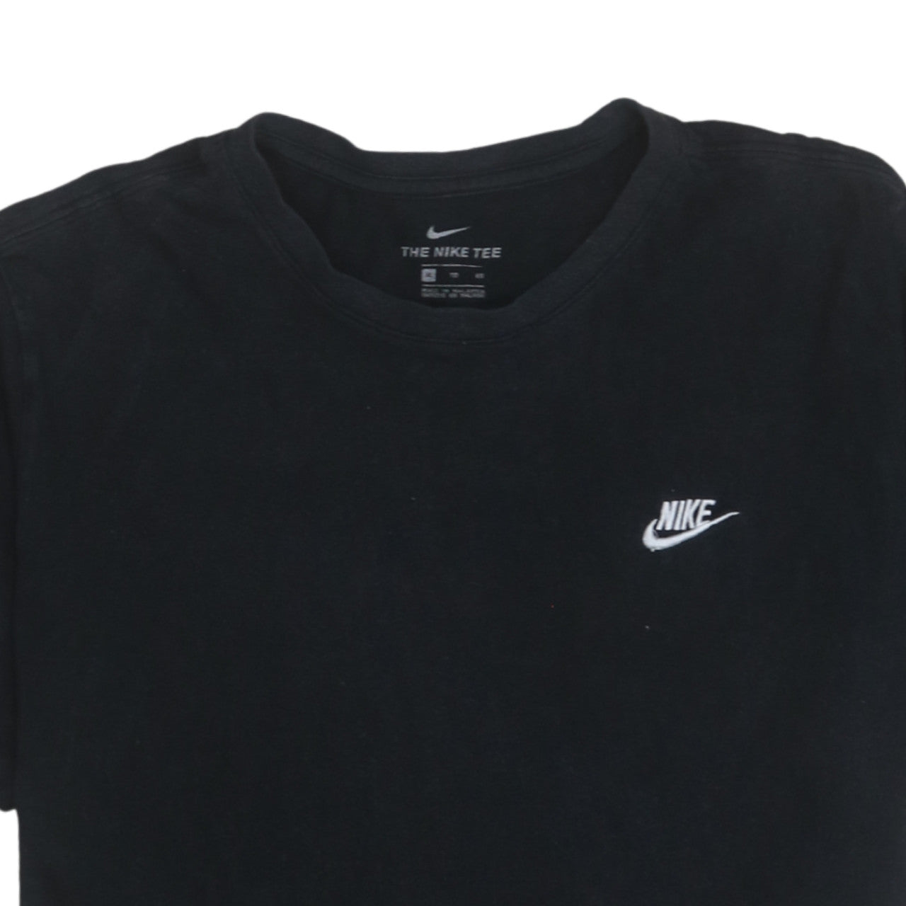 Nike Men's Black Cotton Crew Neck Sports T-Shirt Size L