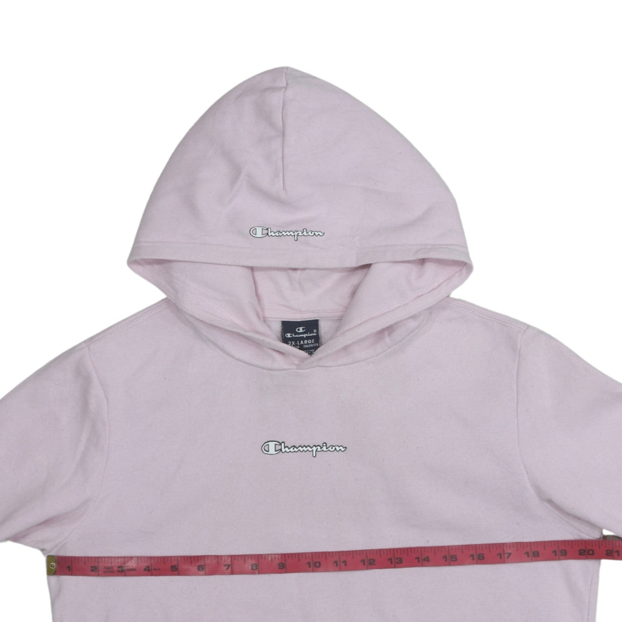 Champion Girls Pink Pullover Hoodie 15-16 Years Logo Fleece Sweatshirt