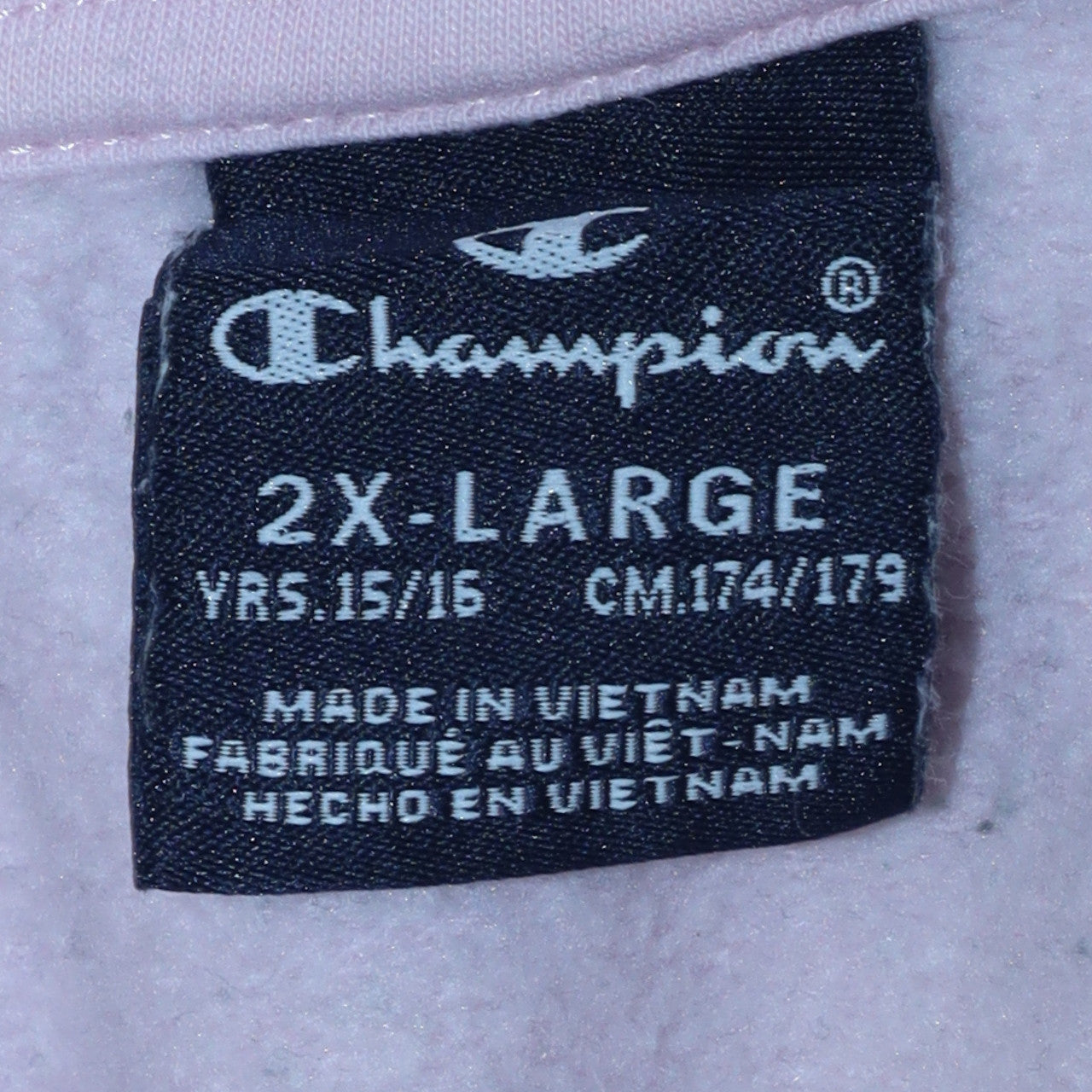 Champion Girls Pink Pullover Hoodie 15-16 Years Logo Fleece Sweatshirt
