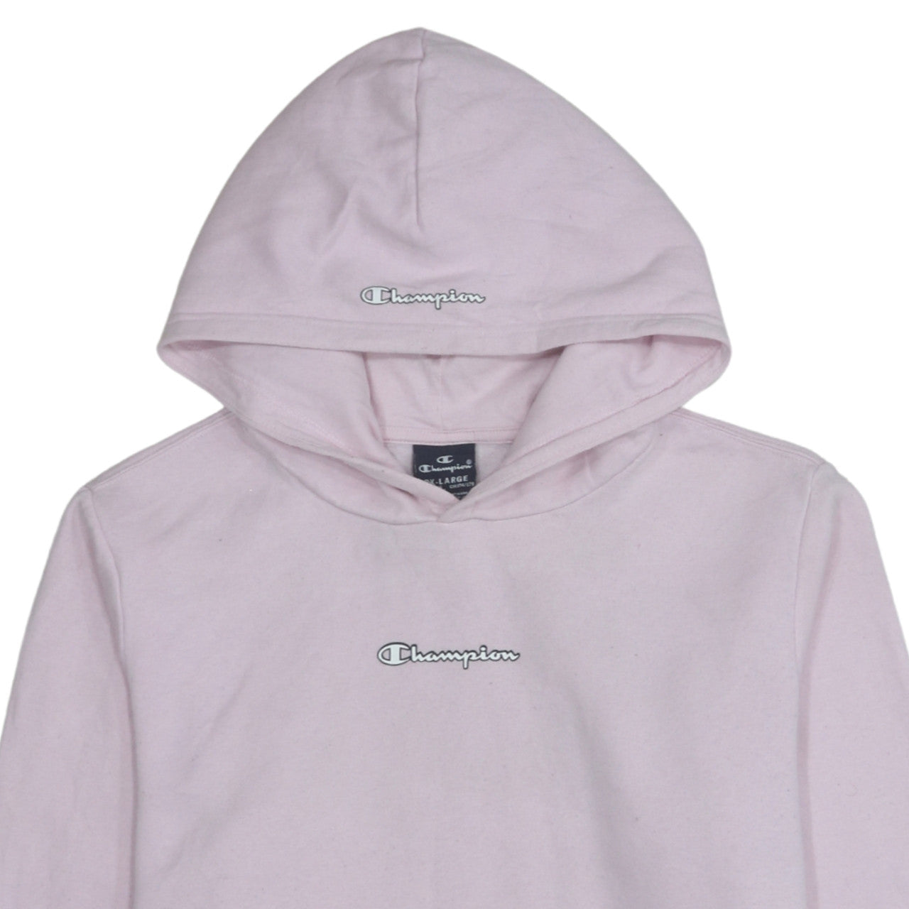 Champion Girls Pink Pullover Hoodie 15-16 Years Logo Fleece Sweatshirt