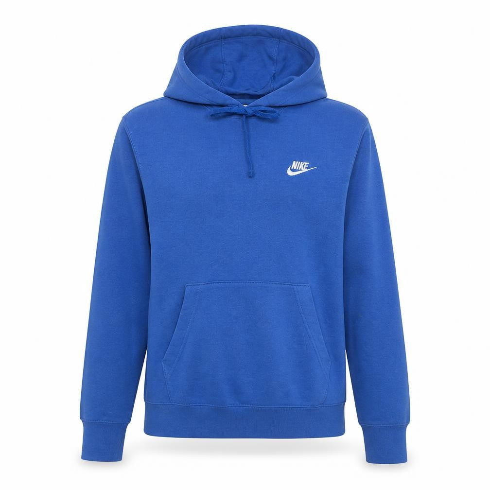 Nike Men's Blue Pullover Hoodie XS Fleece Logo Sportswear