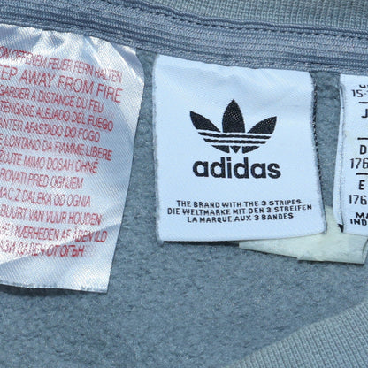 Additional view of adidas boys’ grey crew neck pullover sweatshirt, size 16, years