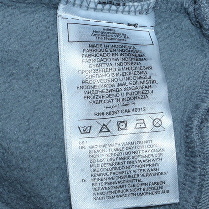 Additional view of adidas boys’ grey crew neck pullover sweatshirt, size 16, years