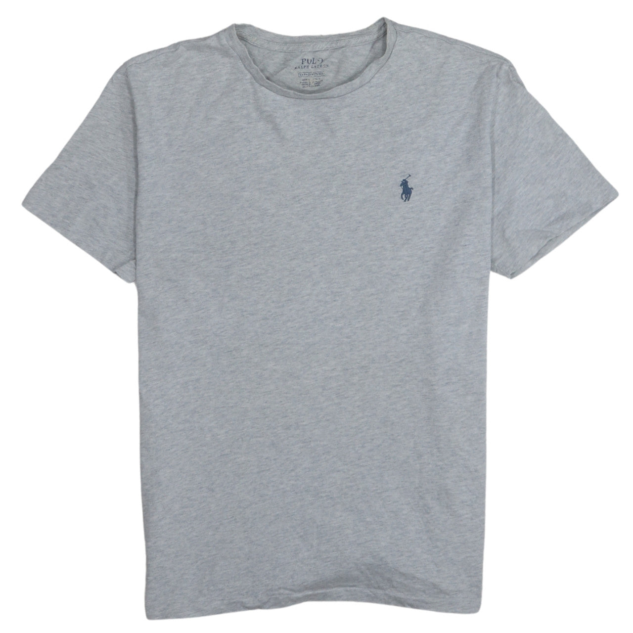 Ralph Lauren Men's Grey Crew Neck Short Sleeve Cotton T-Shirt S
