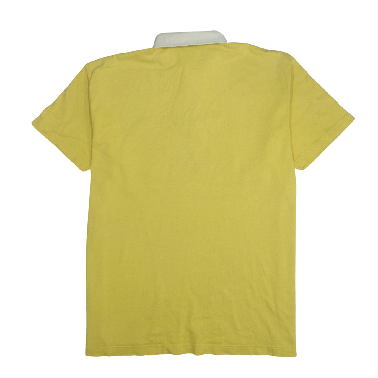 Peak Performance Men's Yellow Short Sleeve Cotton Polo Shirt M