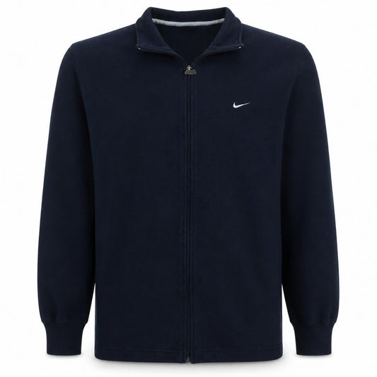 Nike Men's Black Fleece Track Jacket Size M Full Zip Sportswear