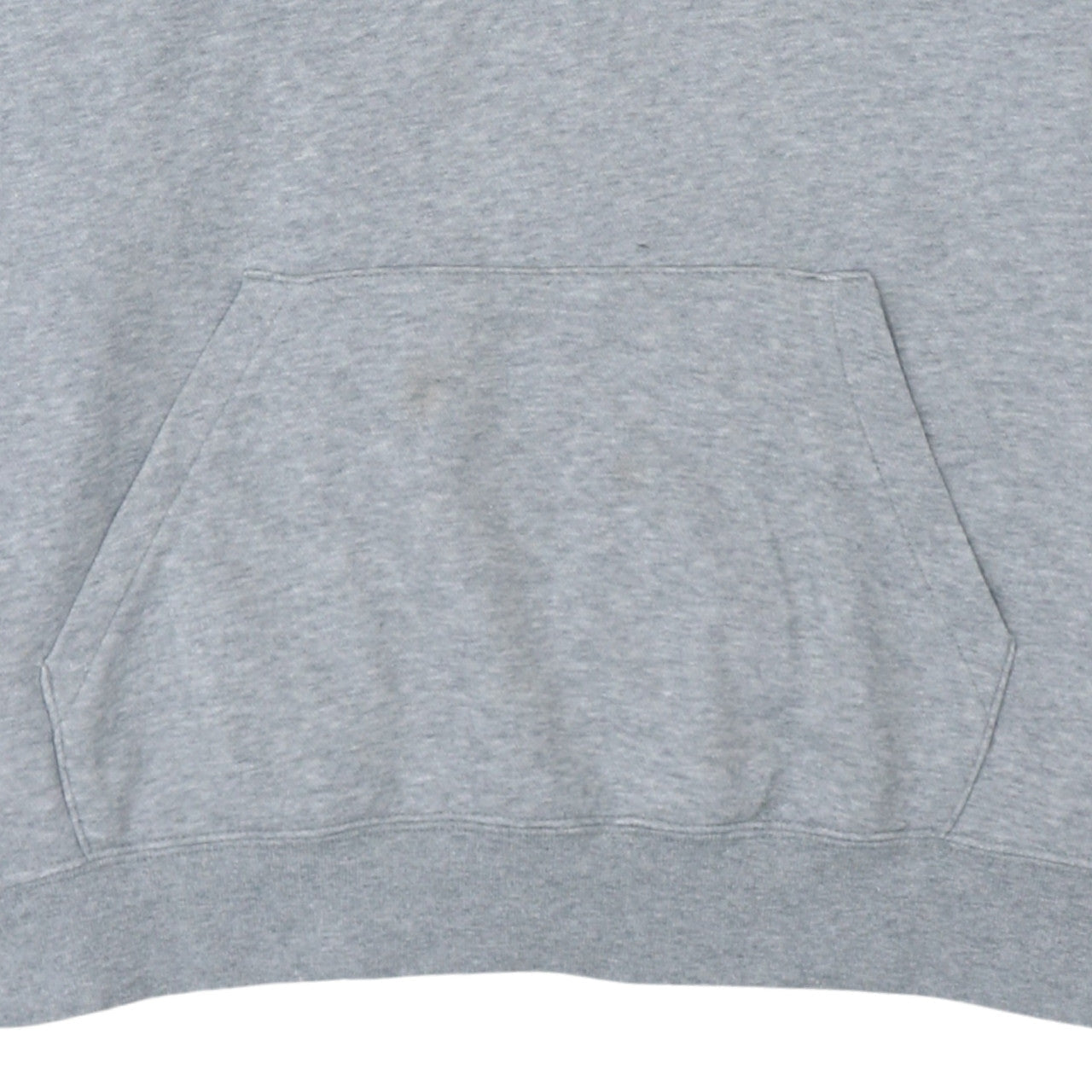 Nike Men's Grey Pullover Hoodie L Cotton Blend Sportswear