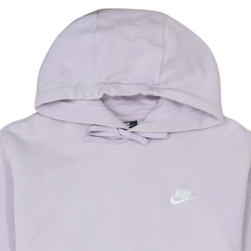 Nike Men's Purple Pullover Hoodie M Fleece Logo Sportswear