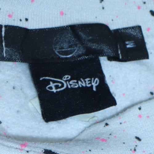 Disney Women's White Mickey Mouse Graphic Pullover Sweatshirt M