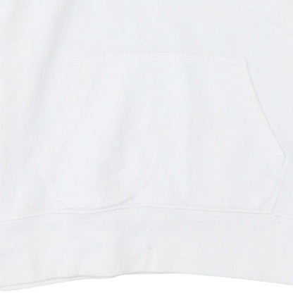 Levi's Men's White Pullover Hoodie M Graphic Logo Sweatshirt