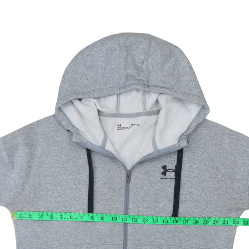 Under Armour Men's Grey Full Zip Hoodie Size S Loose Fit