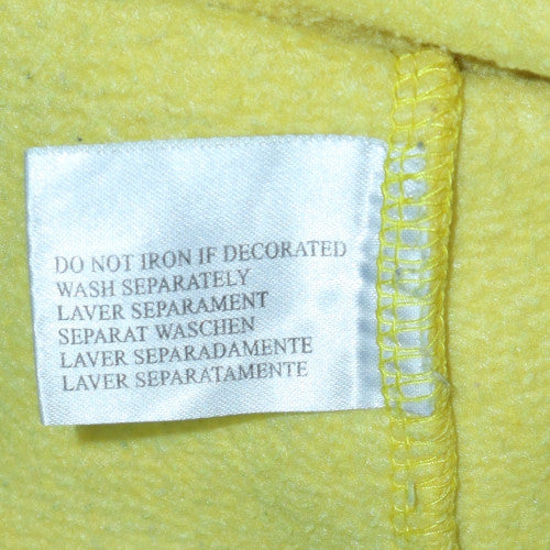 Fila Men's Yellow Small Pullover Sweatshirt Crew Neck Logo