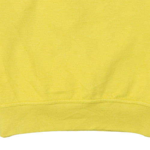 Fila Men's Yellow Small Pullover Sweatshirt Crew Neck Logo