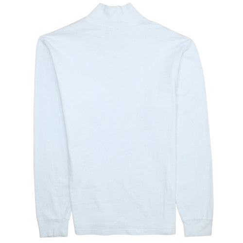 Champion Men's White Medium High Neck Pullover Sweatshirt