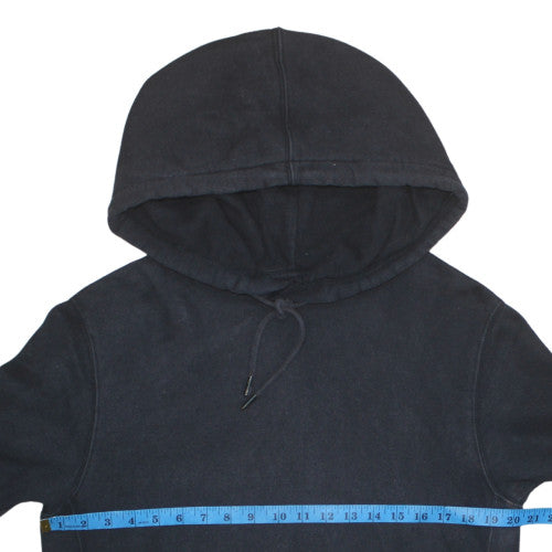 Calvin Klein Mens Black Slim Fit Pullover Hoodie M