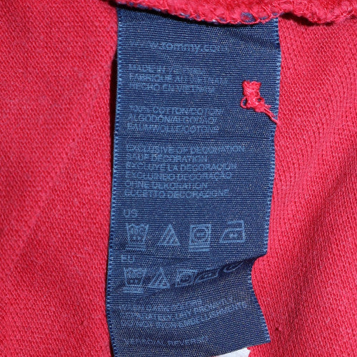 Hilfiger Denim Men's Red Cotton Polo Shirt XL Classic Fit