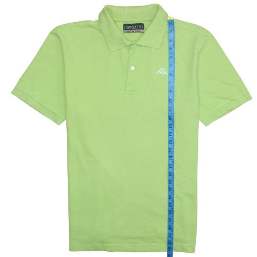 Kappa Mens Green XL Short Sleeve Cotton Polo Shirt