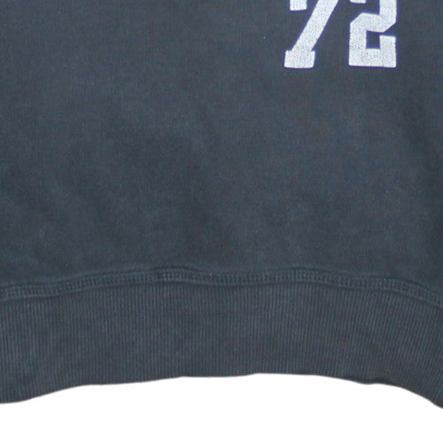 Superdry Men's Black Crew Neck Pullover Sweatshirt L Sports Japan 72