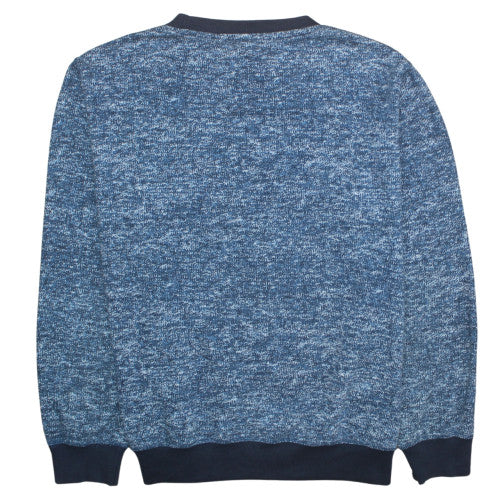 Lee Cooper Men Blue 2XL Pullover Sweatshirt Crew Neck Cotton Blend