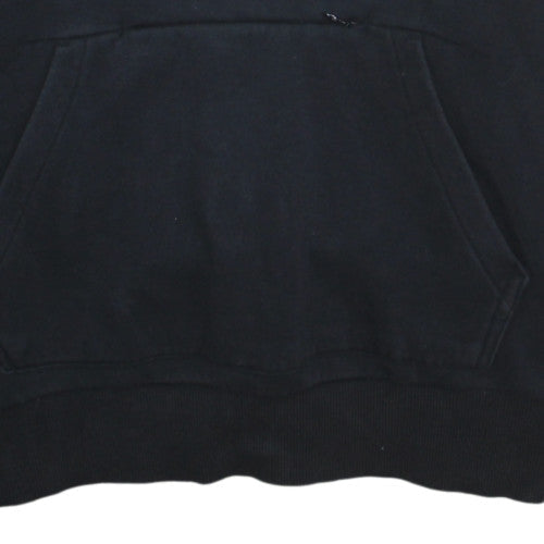 Adidas Womens Black Hoodie UK 12-14 Pullover Long Sleeve Logo Sweatshirt