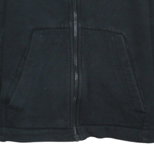 Nike Men's Black XS Full Zip Hoodie Cotton Blend Sweatshirt