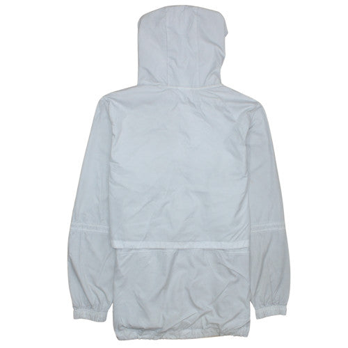 Nike Men's White Full Zip Lightweight Hooded Sports Jacket L