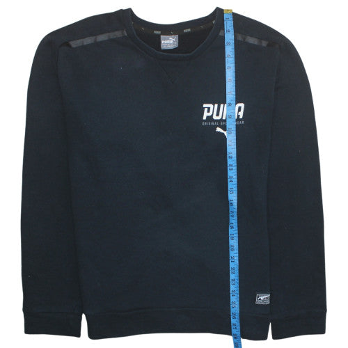 Puma Men's Black Crew Neck Pullover Sweatshirt Size L