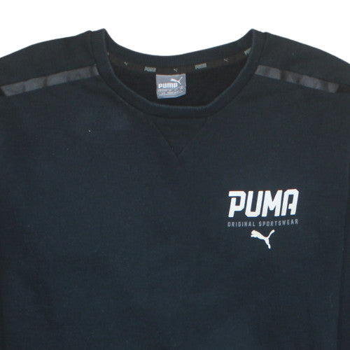 Puma Men's Black Crew Neck Pullover Sweatshirt Size L
