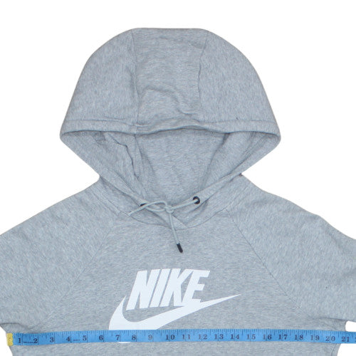 Nike Mens Grey Small Pullover Hoodie Sweatshirt Regular Fit Fleece