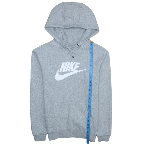 Nike Mens Grey Small Pullover Hoodie Sweatshirt Regular Fit Fleece