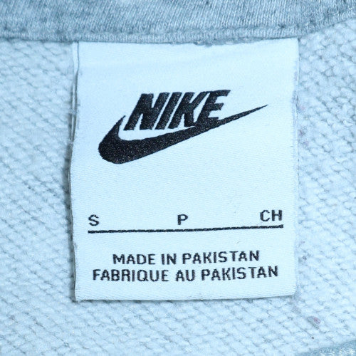 Nike Mens Grey Small Pullover Hoodie Sweatshirt Regular Fit Fleece