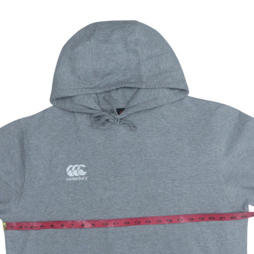 Canterbury Men's Grey L Pullover Hoodie with Logo Sportswear